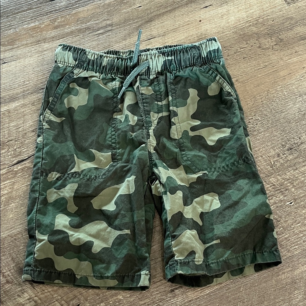 Okie Dokie Green Camouflage Shorts